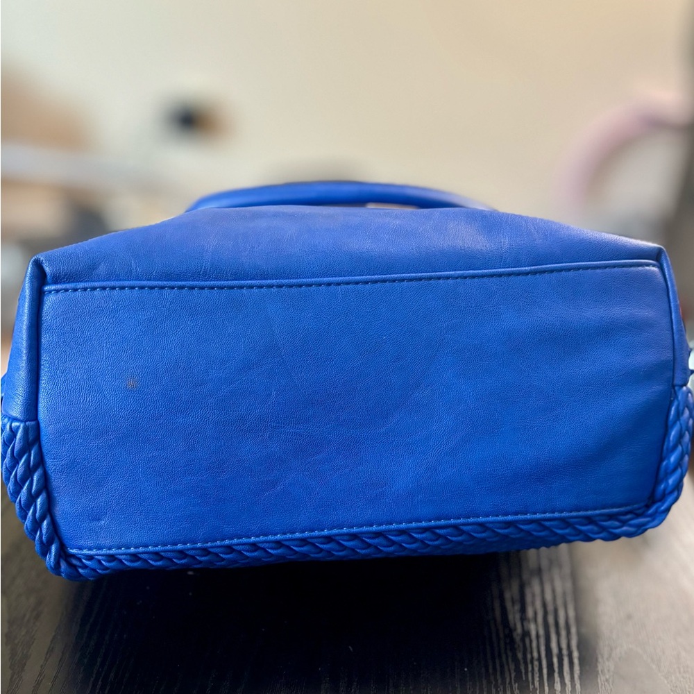 JustFab Royal Blue Satchel - Picture 3 of 5